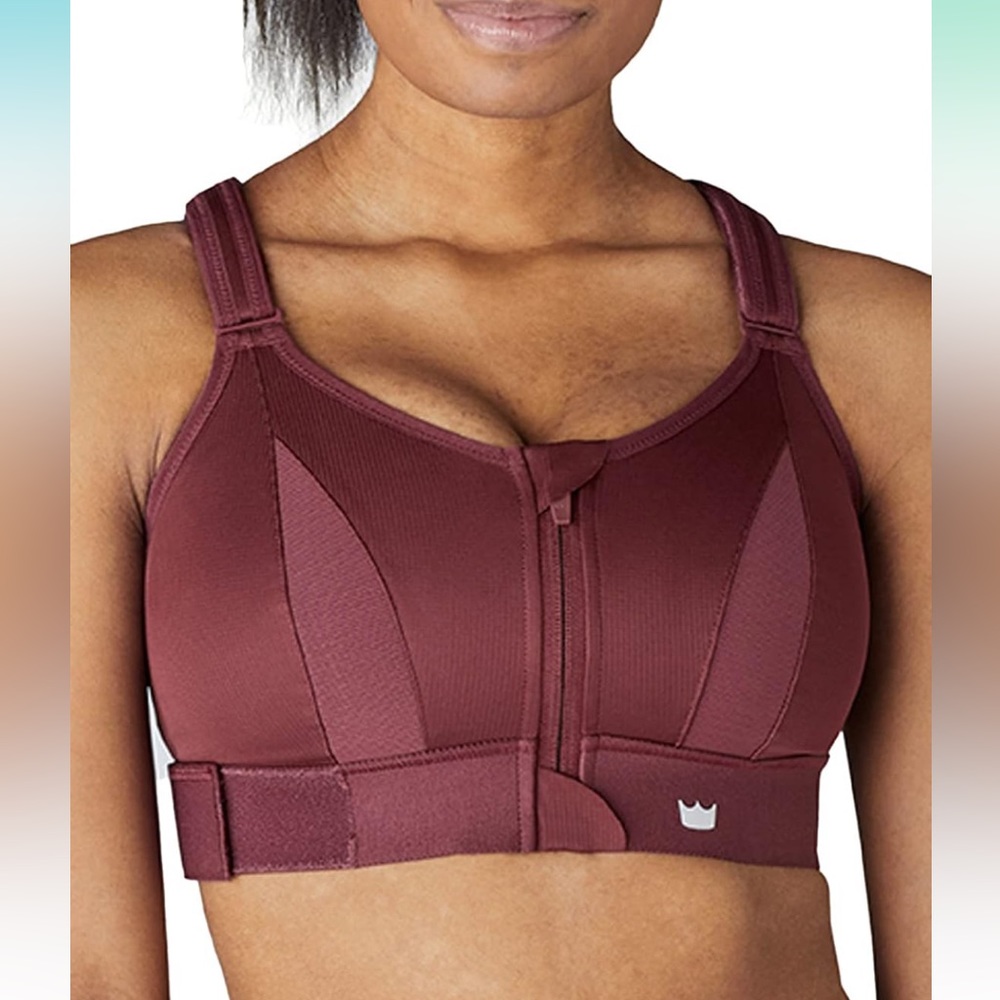 (NWT) SHEFIT Ultimate Sports Bra in Wine - 1Luxe (XL)
